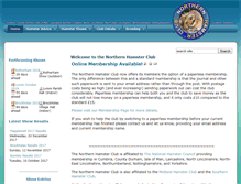 Tablet Screenshot of northernhamsterclub.com